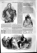 Old Antique Print 1853 Sir Walter Raleigh Gilbert Albuera Monument Family 19th