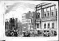 Old Antique Print 1853 St. James Street Queen Drawing Room Architecture 19th