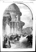 Old Antique Print 1853 Opening Dublin Great Industrial Exhibition Ireland 19th