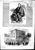 Old Antique Print 1853 Earl Derby Taylor Institution Oxford Law Doctors 19th