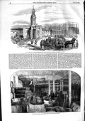 Original Old Antique Print 1853 Lord Mayor Gas Company Allsopp Ale Stores M 19th