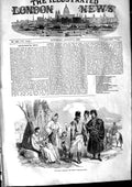 Original Old Antique Print 1853 Wallachian Peasantry Troops Siers People Horse
