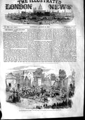 Original Old Antique Print 1853 Fete Emperor Paris France Champ Mars Field G