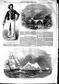 Old Antique Print 1853 Cooke William Palace Duke Tuscany Marlborough Ship 19th