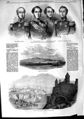 Old Antique Print 1853 Widdin Danube Kamenietz Podolia Hamelin Willaumez 19th