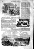 Original Old Antique Print 1853 Victoria Bank Melbourne Berdan GCrushing 19th