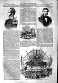 Original Old Antique Print 1853 Captain M'Clure Cresswell Church Cherry Burton