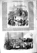 Old Antique Print 1853 Payment Operative Temperance Preston Strike Cowell 19th