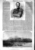 Old Antique Print 1853 Prince Menschikoff Russian Minister Balkans Saturn 19th