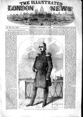 Original Old Antique Print 1853 Portrait Nicholas Emperor Russia St. Petersburg
