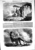 Old Antique Print 1853 Omer Pacha Battle Oltenitza General Prim Bivouac 19th