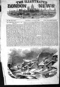 Original Old Antique Print 1854 View Bucharest Wallachia Snow Winte Victorian