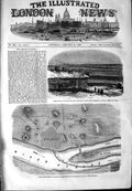 Original Old Antique Print 1854 View Kalafat Pacha Widdin Plan Battle Krajova