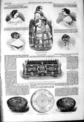 Old Antique Print 1854 Paris Fashion Bronze Patera Bowl Nimroud Granville 19th