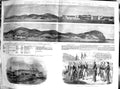 Old Antique Print 1854 War Sinope Nedge Jesan Ship Admiral Dundas Greek 0 19th