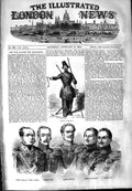 Original Old Antique Print 1854 Cossack Don Luders Pomiutine Berg General 19th