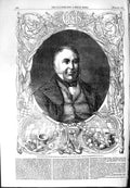 Old Antique Print 1854 Vice-Admiral Sir Charles Napier Commander Baltic 19th