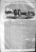 Original Old Antique Print 1854 Armed Dervishes Siers Skirmish War Danube 19th
