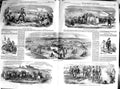 Old Antique Print 1854 War Kalafat Cavlary Carabiniers Danube Yacoub Aga 19th