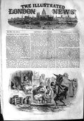 Original Old Antique Print 1854 Street Scene Constantinople Western Tr Victorian