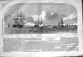Old Antique Print 1854 Baltic Ships Duke Wellington Amphion Ajax Valorous 19th