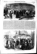 Original Old Antique Print 1854 Lord Raglan Duke Cambridge Chisholm Ballar 19th