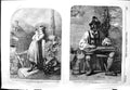 Original Old Antique Print 1854 Mein Voglein Young Woman Bird Tyrolese Composer