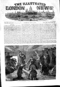 Old Antique Print 1854 Baltic Fleet Post Office Ship Duke Wellington Navy 19th