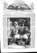 Original Old Antique Print 1854 Portrait Bashi-Bozouk Smoki 19th