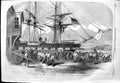 Original Old Antique Print 1854 Royal Horse Artillery Bosphorus War Shi 19th