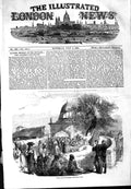 Original Old Antique Print 1854 View Public Fountain Varna Siers 19th