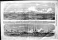 Old Antique Print 1854 View Baro Sound Ship Dauntless Swedish Helsingfors 19th
