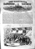 Old Antique Print 1854 French Regiment Vincent English Ship Calais France 19th