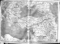 Old Antique Print 1854 Map Ottoman Empire Russian Provinces Black Sea War 19th