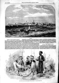 Old Antique Print 1854 View Harwich Turkish Dinner Party Museum Hyde Park 19th