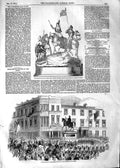 Original Old Antique Print 1854 Doncaster Race Plate Philippa Neville Mar 19th