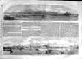 Old Antique Print 1854 Bridge Across Cauvery Trichinopoly Shanghae Ships 19th