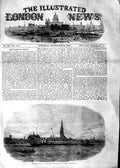 Original Old Antique Print 1854 Aquila Steam Ship Antwerp Belgium Sea Boats