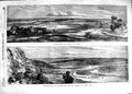 Original Old Antique Print 1854 Encampment Siers Varna War English Troops 19th