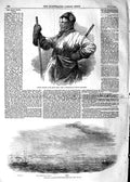 Original Old Antique Print 1854 Captain M'Clure Arctic Dres Eupatoria Mosqu 19th