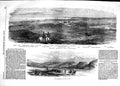 Old Antique Print 1854 British Outposts Sebastopol Russian Prisoners War 19th