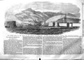 Old Antique Print 1854 Sunken Ships Mouth Harbour Sebastopol O'Reilly War 19th