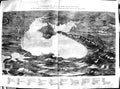 Original Old Antique Print 1854 War Sebastopol Canrobert Map Seat Crimea 19th