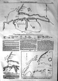 Old Antique Print 1854 Plan Attack Forts Sebastopol Batteries Ships Map 19th