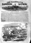 Original Old Antique Print 1854 Light Cavalry Charge Balaclava Siers War 19th
