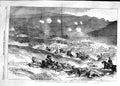 Original Old Antique Print 1854 Action Balaclava Charge Heavy Cavalry Siers War