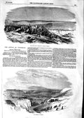Original Old Antique Print 1854 Allied Troops Battle Inkerman Vale War Siers