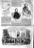 Old Antique Print 1854 War Gazette Harrison Martin'S Lane Chewton Forbes 19th