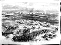 Old Antique Print 1854 Siege Sebastopol War Veiw Siers Horses Mountain 19th