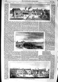 Original Old Antique Print 1854 Fire Strand Arundel House London Whittingt 19th